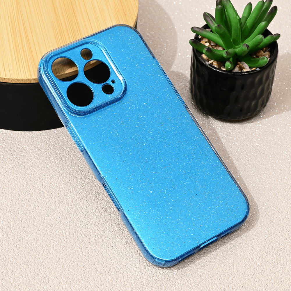 TERACELL Maska za iPhone 16 Pro Sparkle Dust, Plava