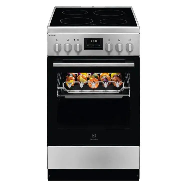 ELECTROLUX Električni šporet LKR562055X,  Srebrni