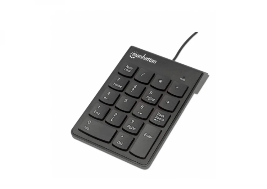 MANHATTAN Numerička tastatura 176354, USB, Crna