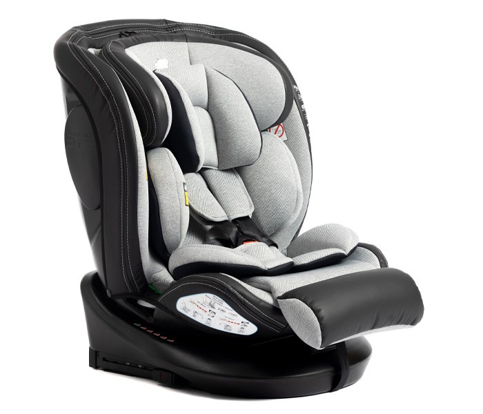 BBO Auto sedište Cruser Plus 40-150cm, Isofix, Svetlosivo