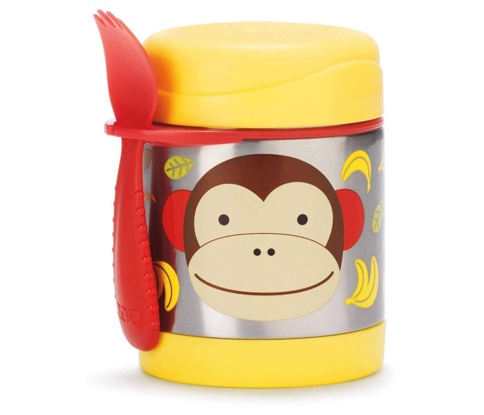 Skip Hop Dečiji termos za užinu Majmun, 36m+