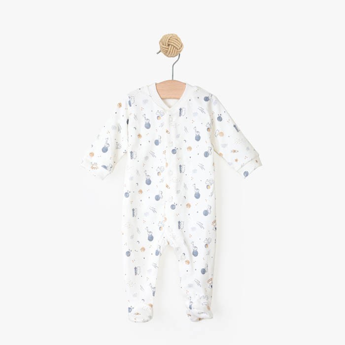 Just Kiddin Pidžama za bebe, Bela