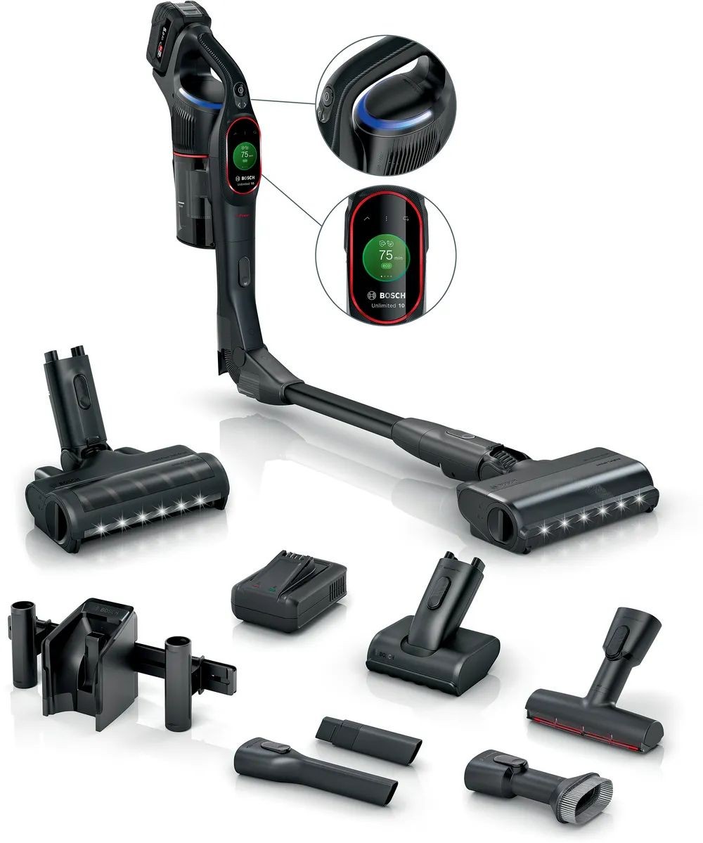 BOSCH Štapni usisivač Unlimited 10 ProPower BCS1051POW, Crni