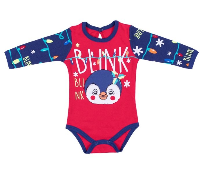 Just Kiddin Bodi za dečake, Crveno-teget