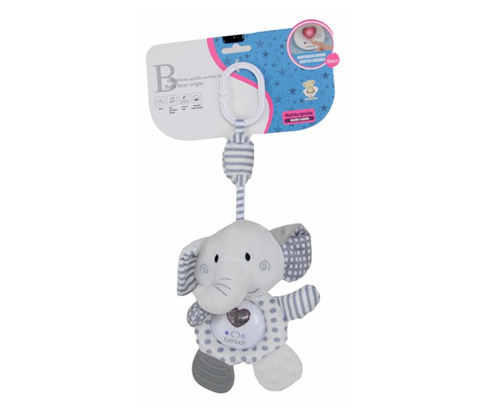 BBO plišana muzička igračka za bebe za laku noć