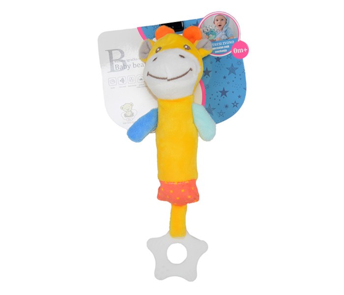 BBO Plišana igračka za bebe sa glodalicom