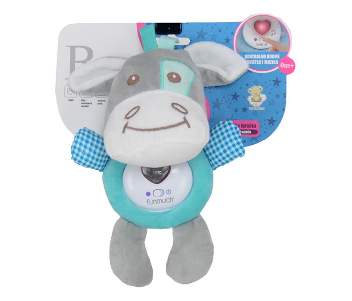 BBO plišana muzička igračka za bebe za laku noć