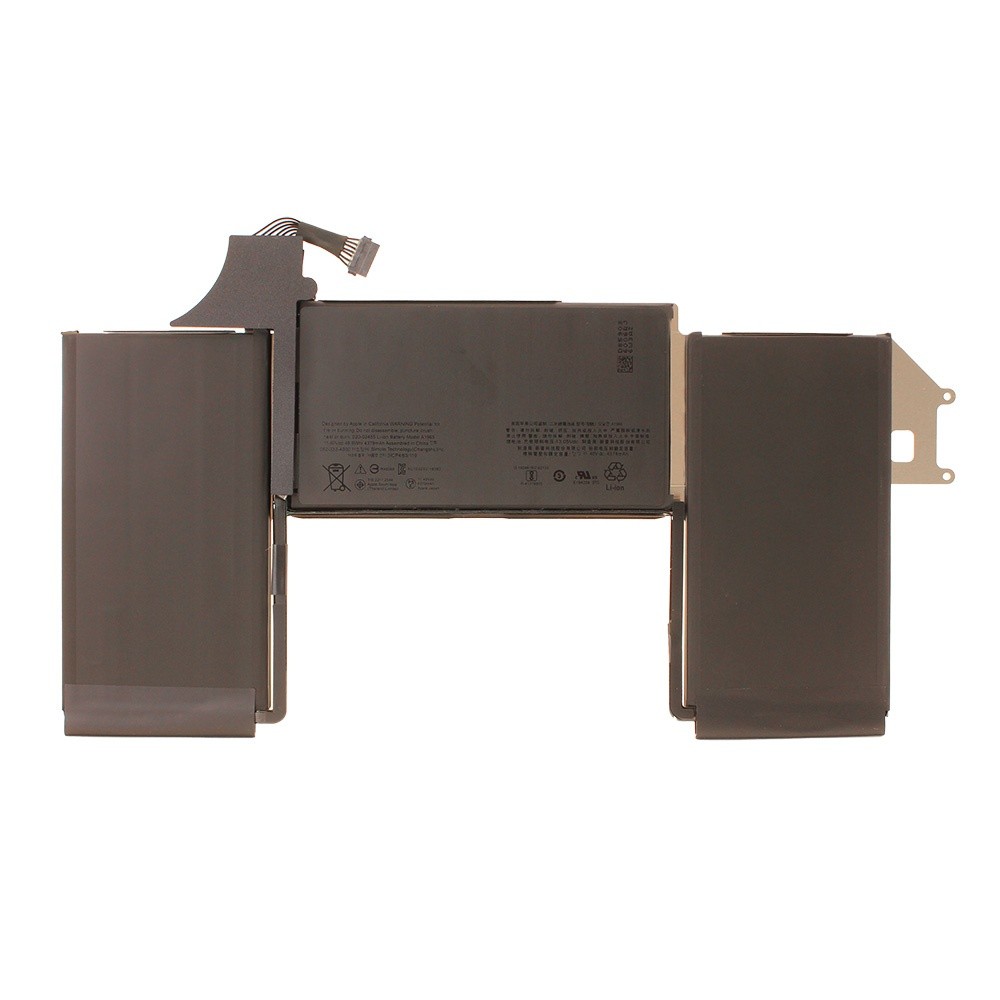 Apple Baterija za laptop MacBook Air 13 Late 2018 - Early 2020 A1932 A2179 A1965, Crna