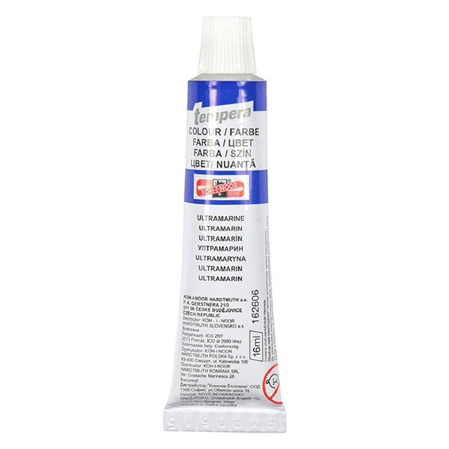 Kohinor Tempera Ultramarin, 16ml, Tamnoplava