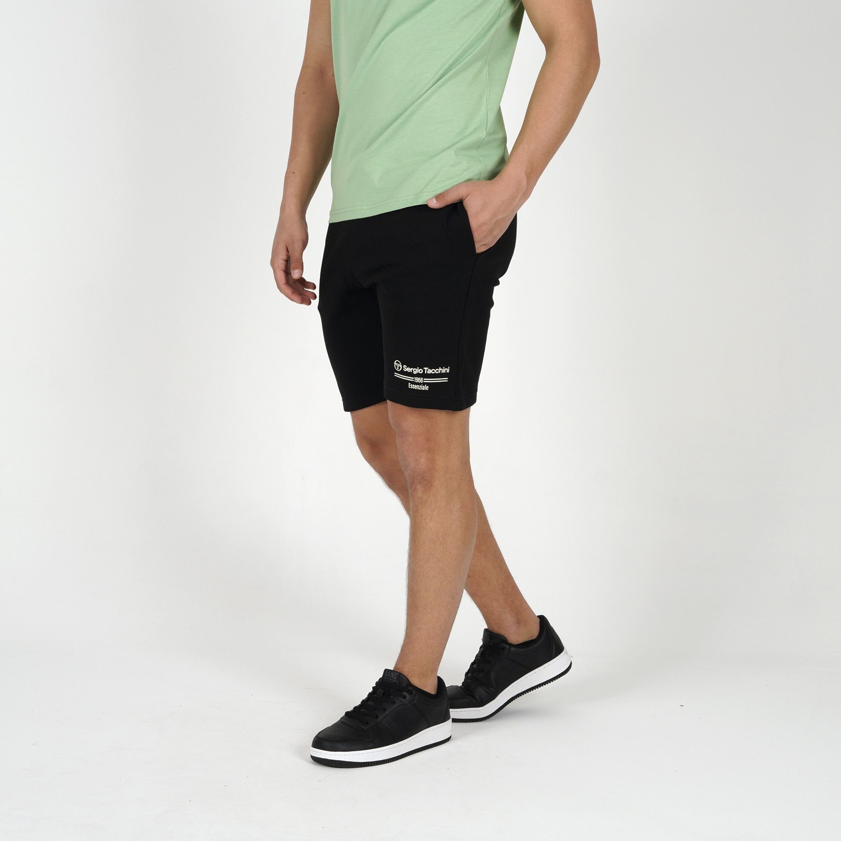 Sergio Tacchini Muški šorts Essential M, Crni