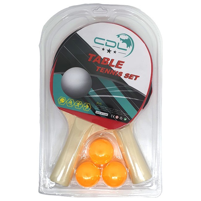 Set reketa i loptica za stoni tenis 2024