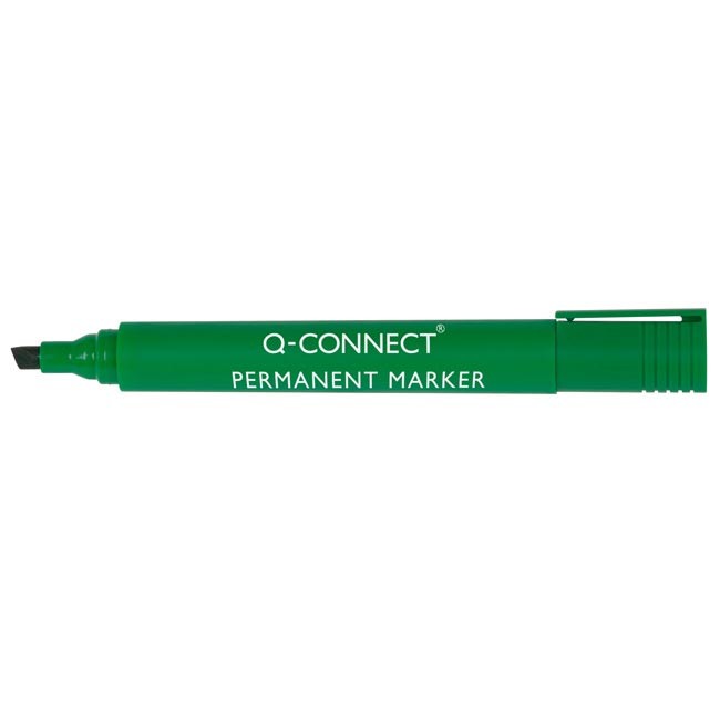 Q-Connect Marker permanent KF01774, Zeleni
