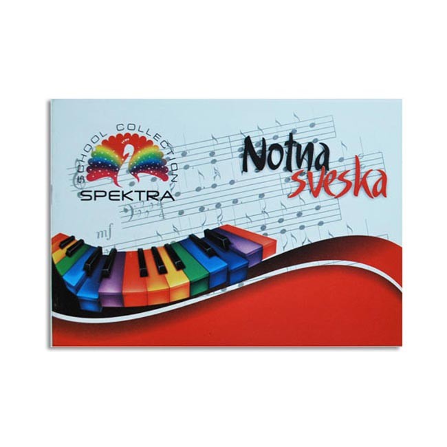 Spektra Notna sveska za muzičko, B5