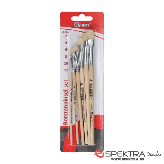 Spirit Četkice za crtanje TTS 405664, 6 komada