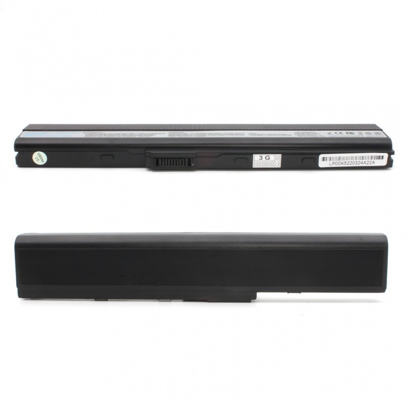Asus Baterija za laptop K52 K62 N82 HQ2200, 11.1 V, 5200 mAh, Crna