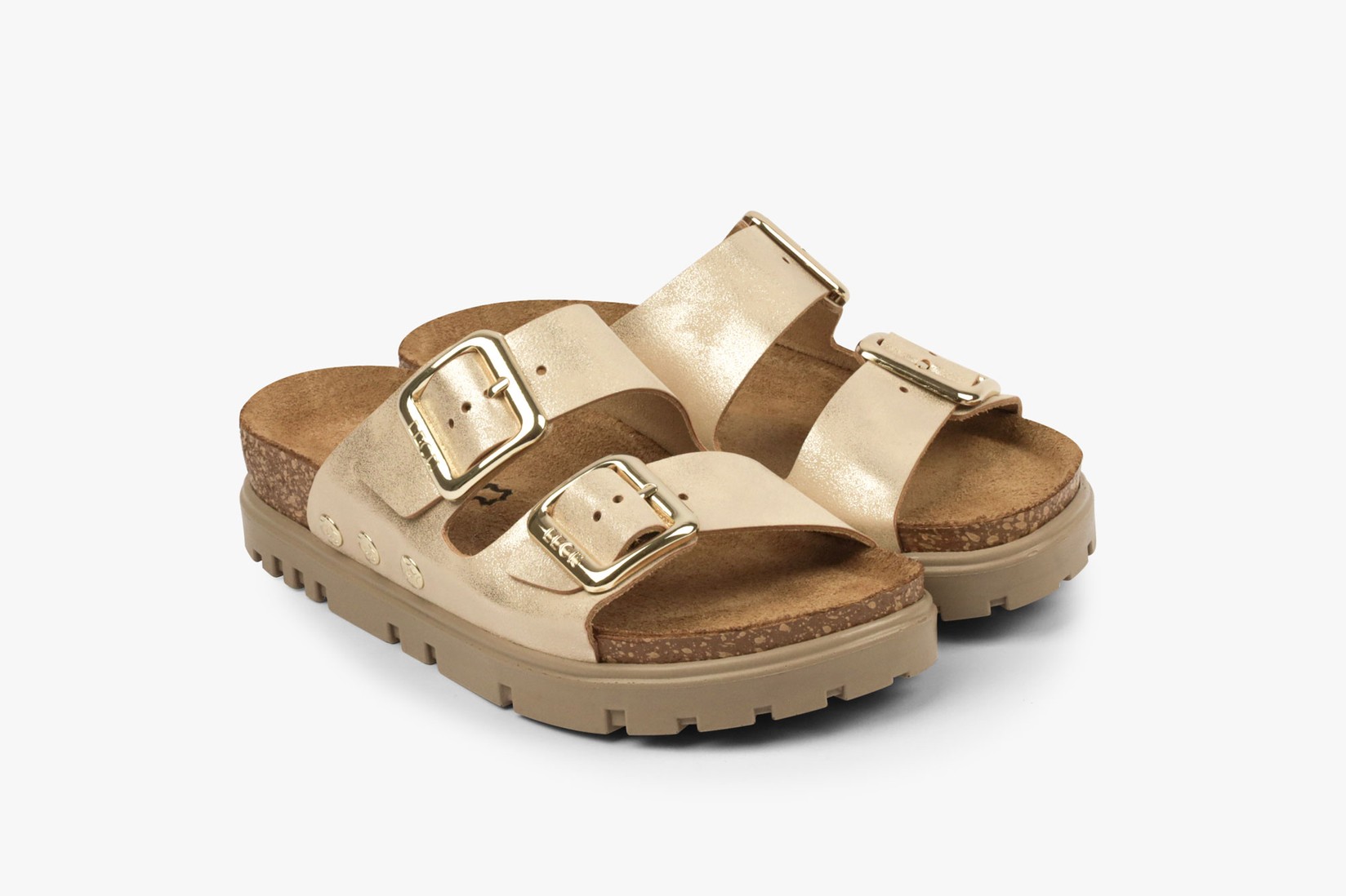 Leon Ženske papuče Portofino I, Zlatne boje