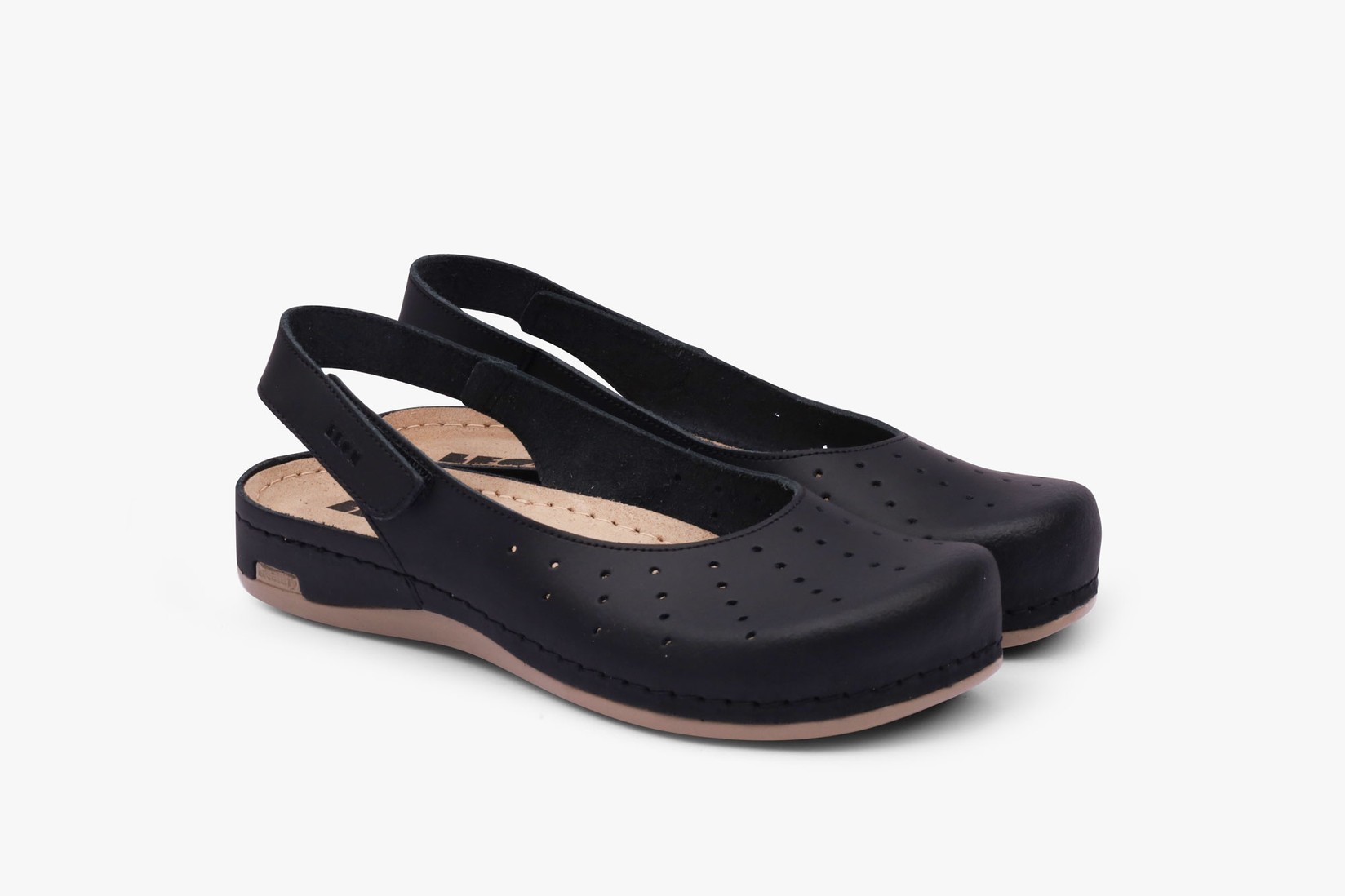 Leon Ženske sandale Nana, Crne