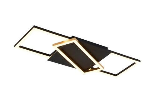 Rabalux Plafonjera Kitlee, LED, Sa daljinskim, 40W, 3000-6500K, 66x29cm, Crna