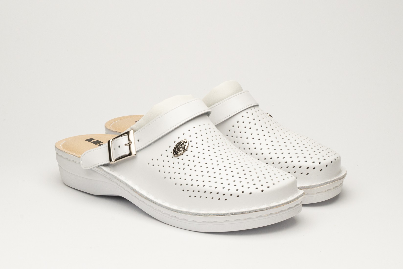 Leon Muške klompe Vigo, Bele