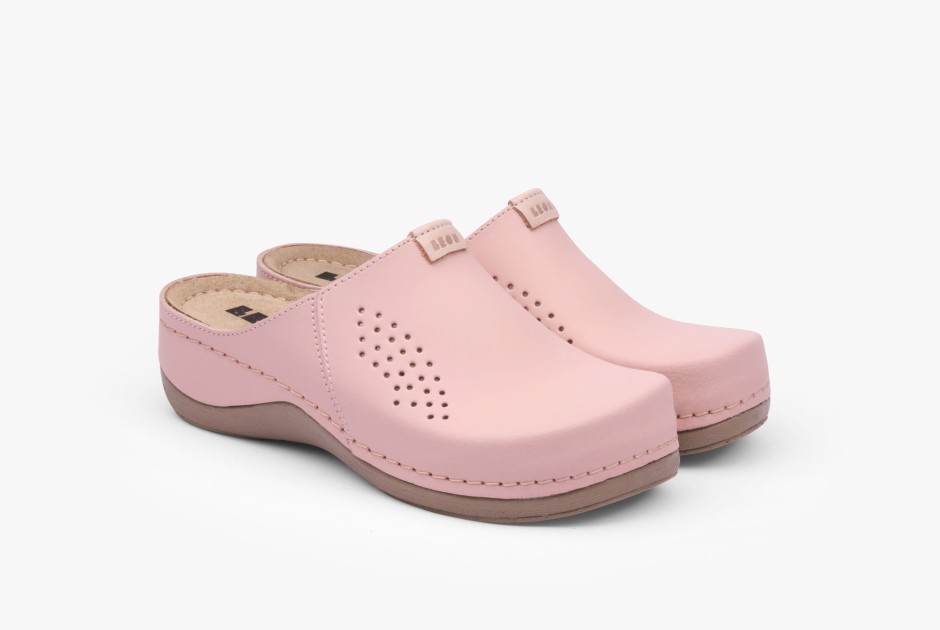 Leon Ženske klompe Sky, Roze