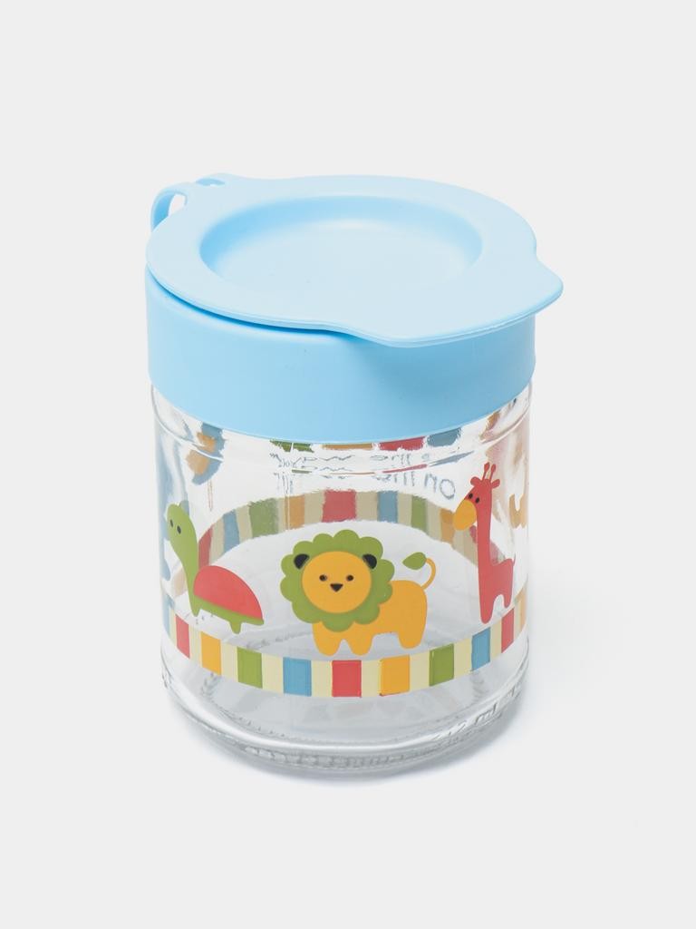 Bebekevi Staklena posuda za hranu 212ml, Plava