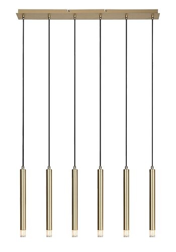 Rabalux Visilica Ramira, 6x5W, 6xG9, 77cm, Zlatna