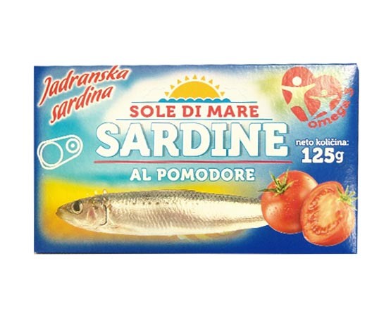 Sole Di Mare Sardina u paradajz sosu, 125g