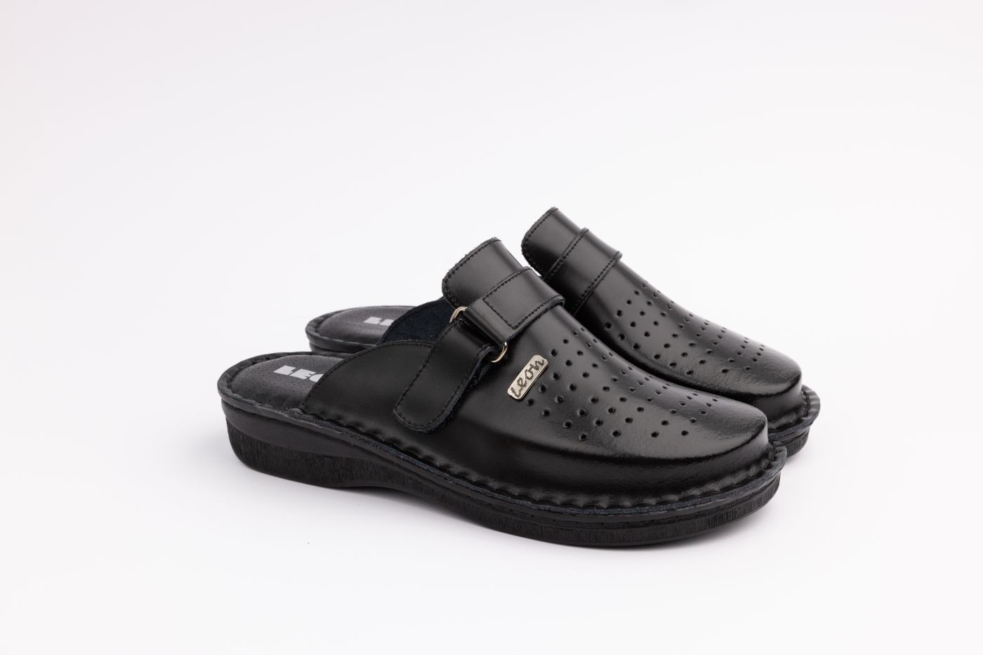 Leon Muške klompe Thomas, Crne