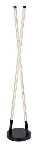 Rabalux Podna lampa Nivaro, LED, 28W, 3000K, 115cm, Crno-bela