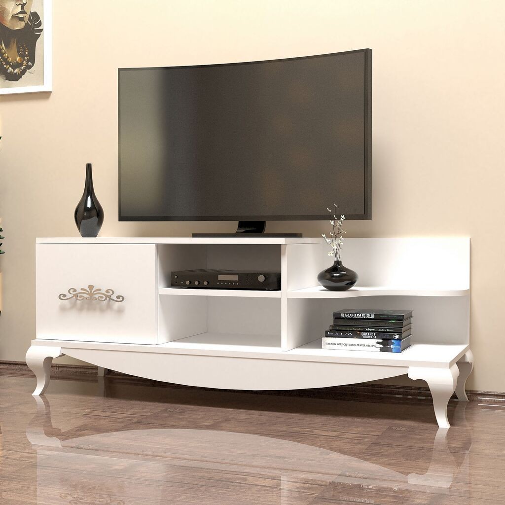 Hanah Home TV komoda Sultan, 130 cm, Bela