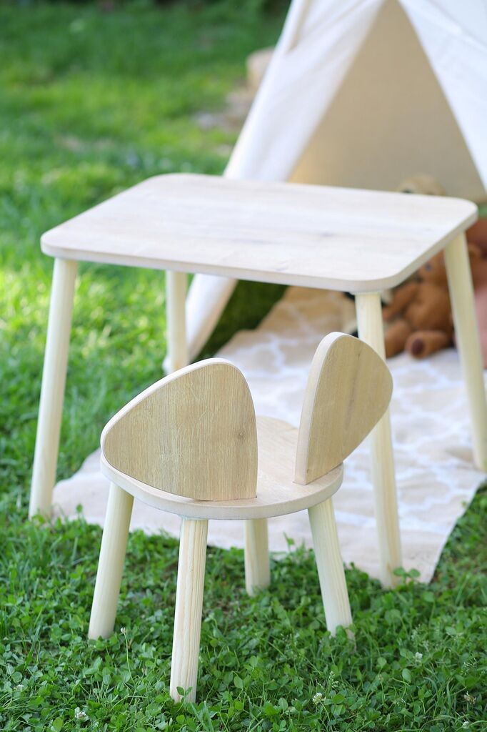 Hanah Home Dečija stolica Mickey, 30x25x30 cm, Braon