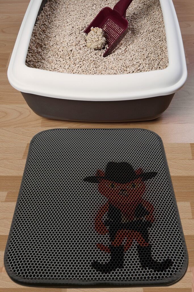 Conceptum Hypnose Prostirka za mačke Cowboy Cat Mat, 40x60, Siva
