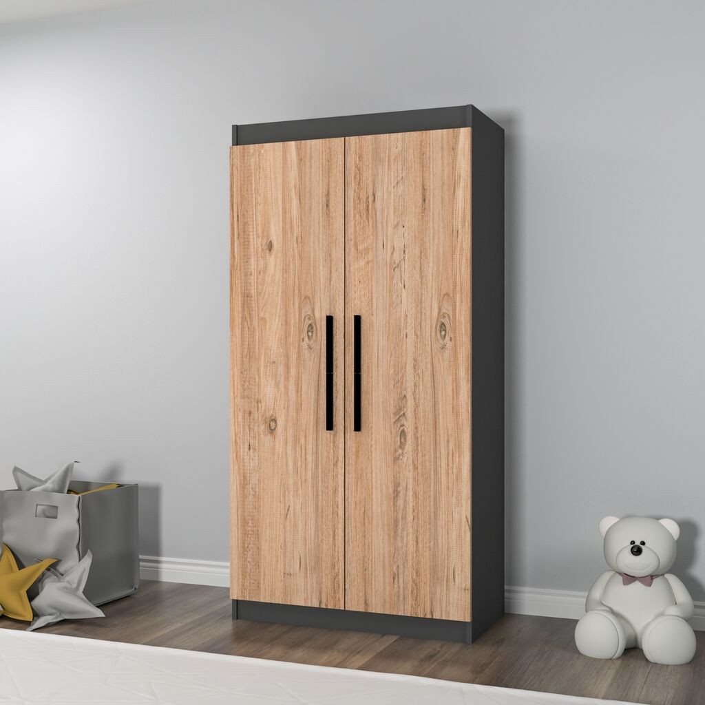 Hanah Home Garderober Akser, 90x180x45 cm, Smeđi