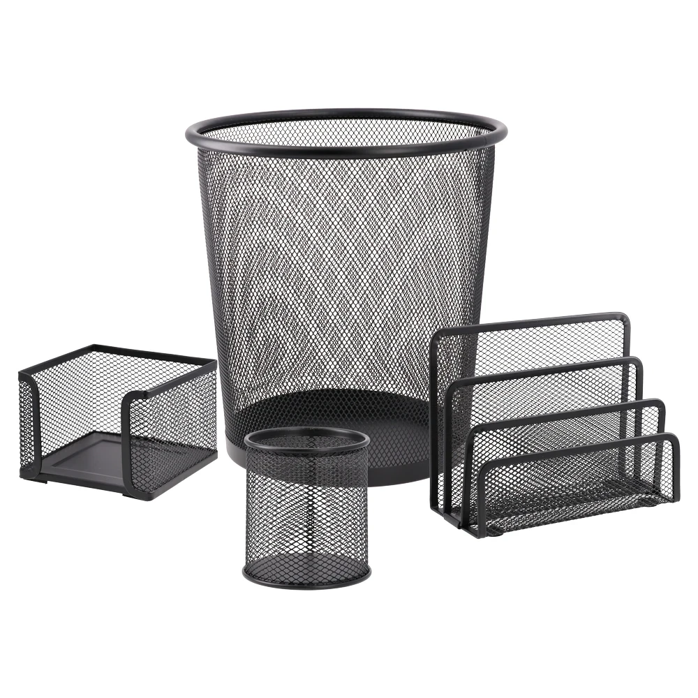 Biro Time Žičani set za kancelariju Cord quatro, Crni