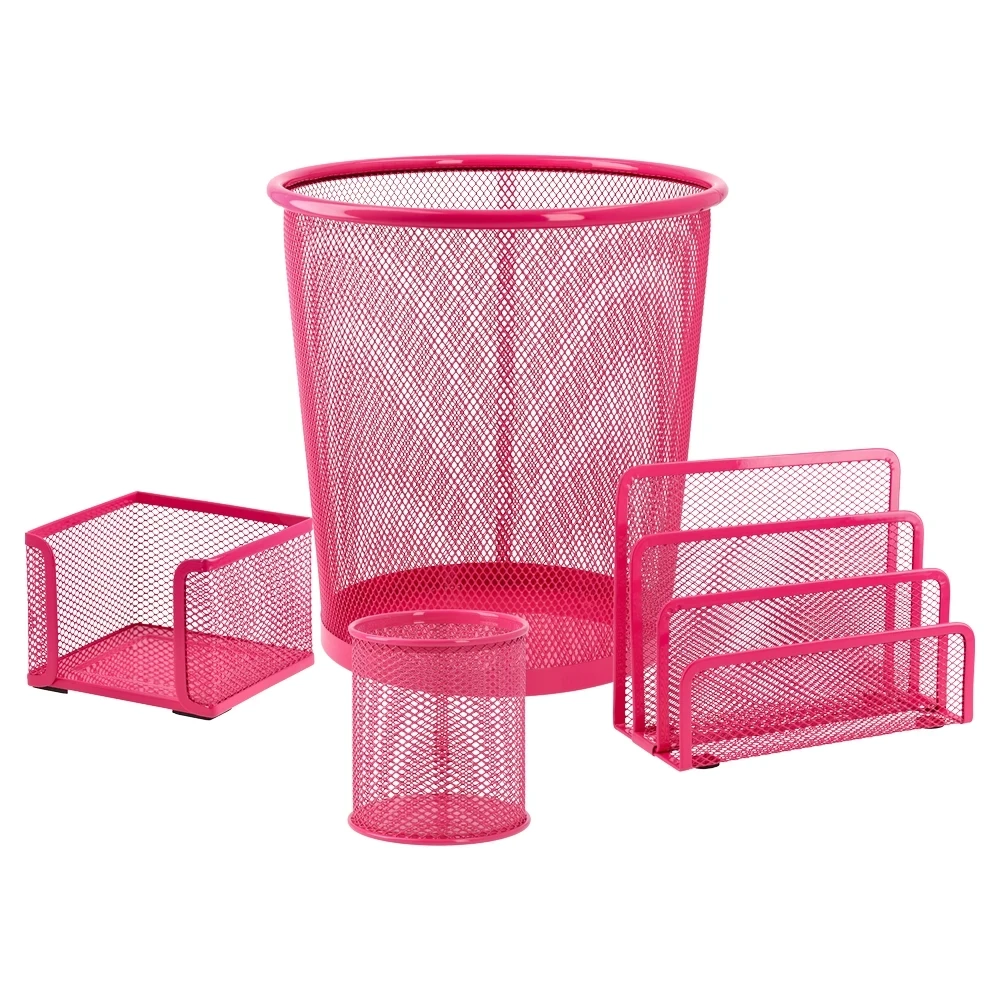 Biro Time Žičani set za kancelariju Cord quatro, Roze