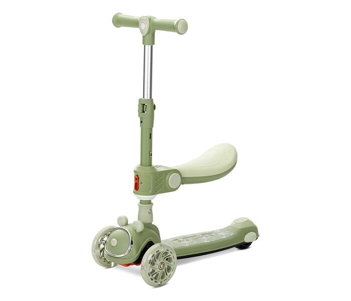 Lorelli Sklopivi trotinet za decu sa muzikomi svetlićim točkovima Swiftie, Zeleni