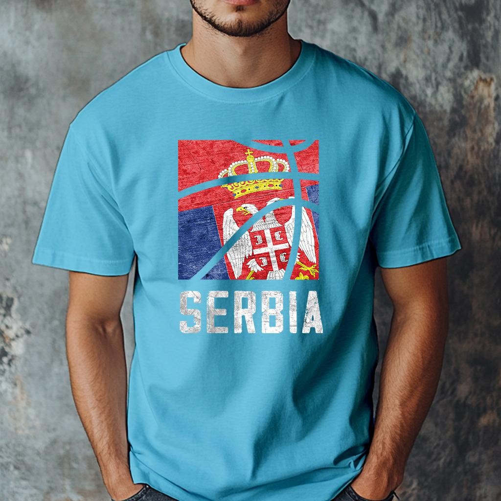 Camiseta Muška majica sa štampanim printom Cam 994, Akvamarin