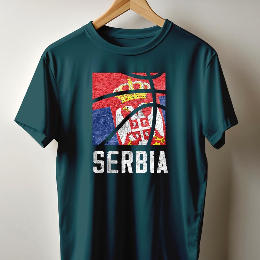 Camiseta Muška majica sa štampanim printom Cam 994, Petrolej