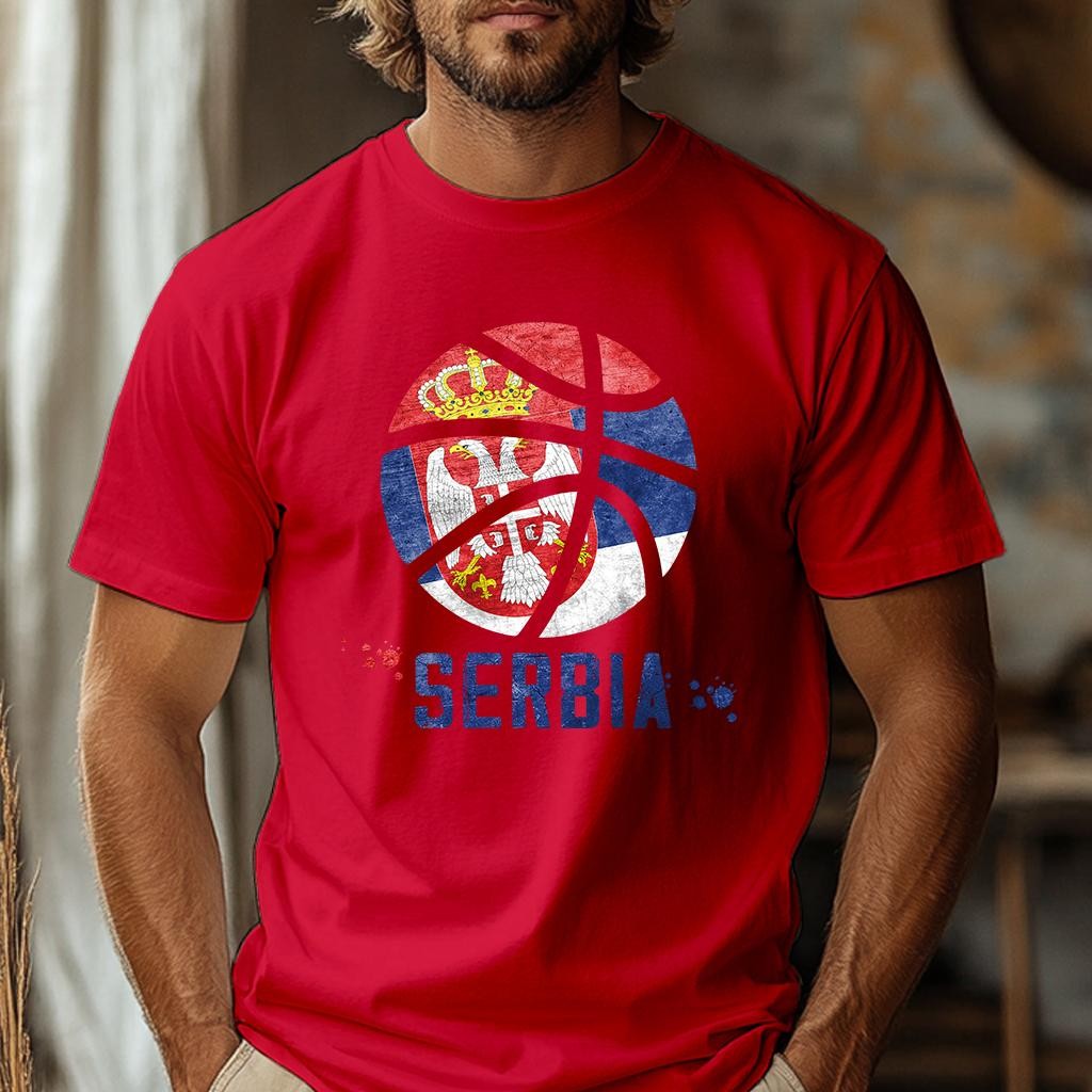 Camiseta Muška majica sa štampanim printom Cam 993, Crvena