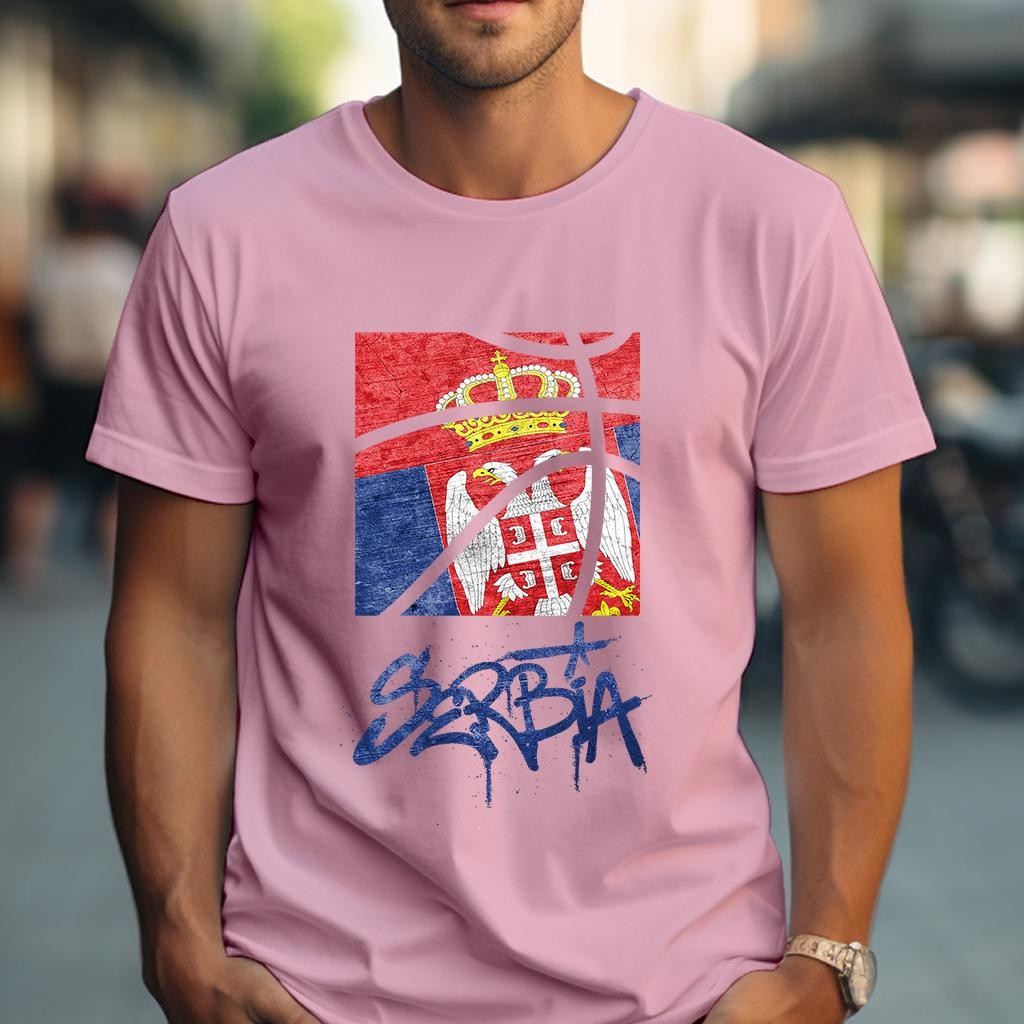 Camiseta Muška majica sa štampanim printom Cam 995, Roze