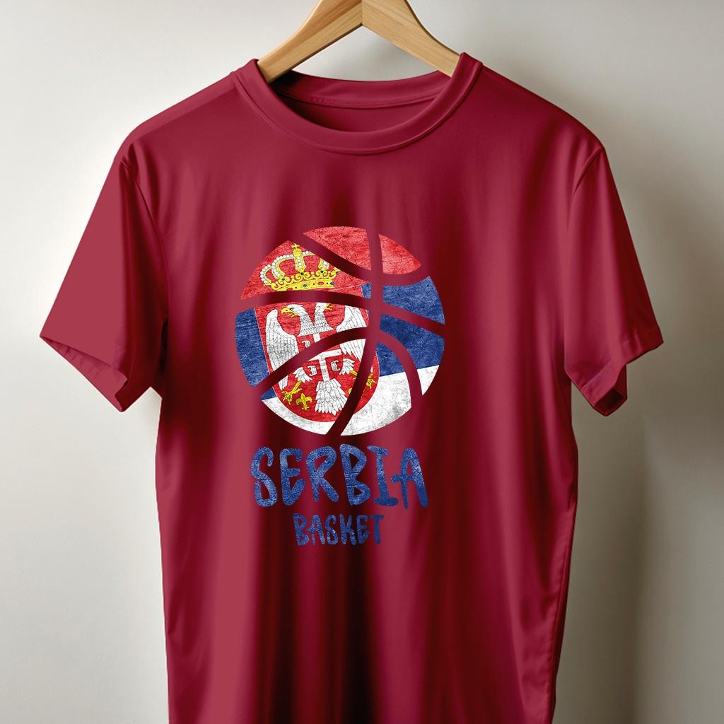 Camiseta Muška majica sa štampanim printom Cam 996, Višnja