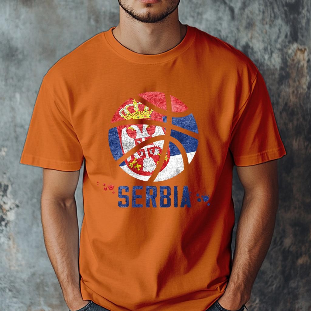 Camiseta Muška majica sa štampanim printom Cam 993, Narandžasta