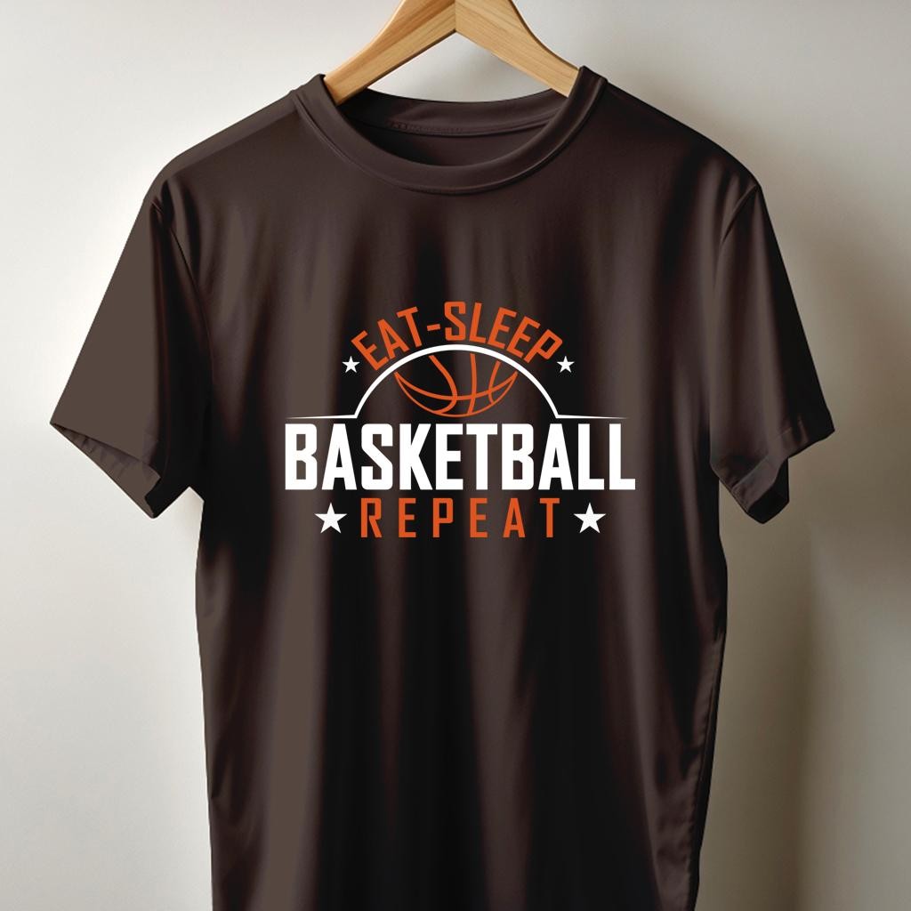 Camiseta Muška majica sa štampanim printom Cam 4009, Čokolada