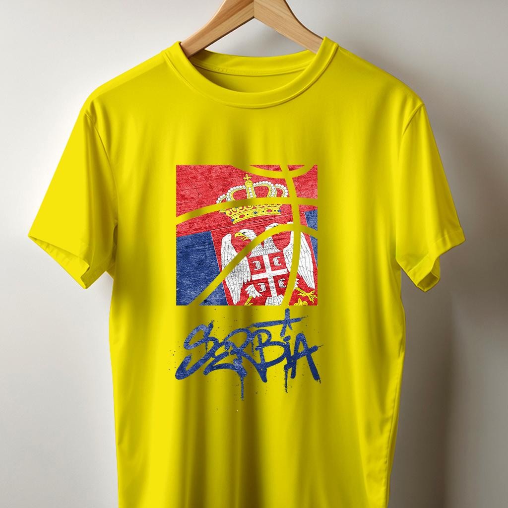 Camiseta Muška majica sa štampanim printom Cam 995, Žuta