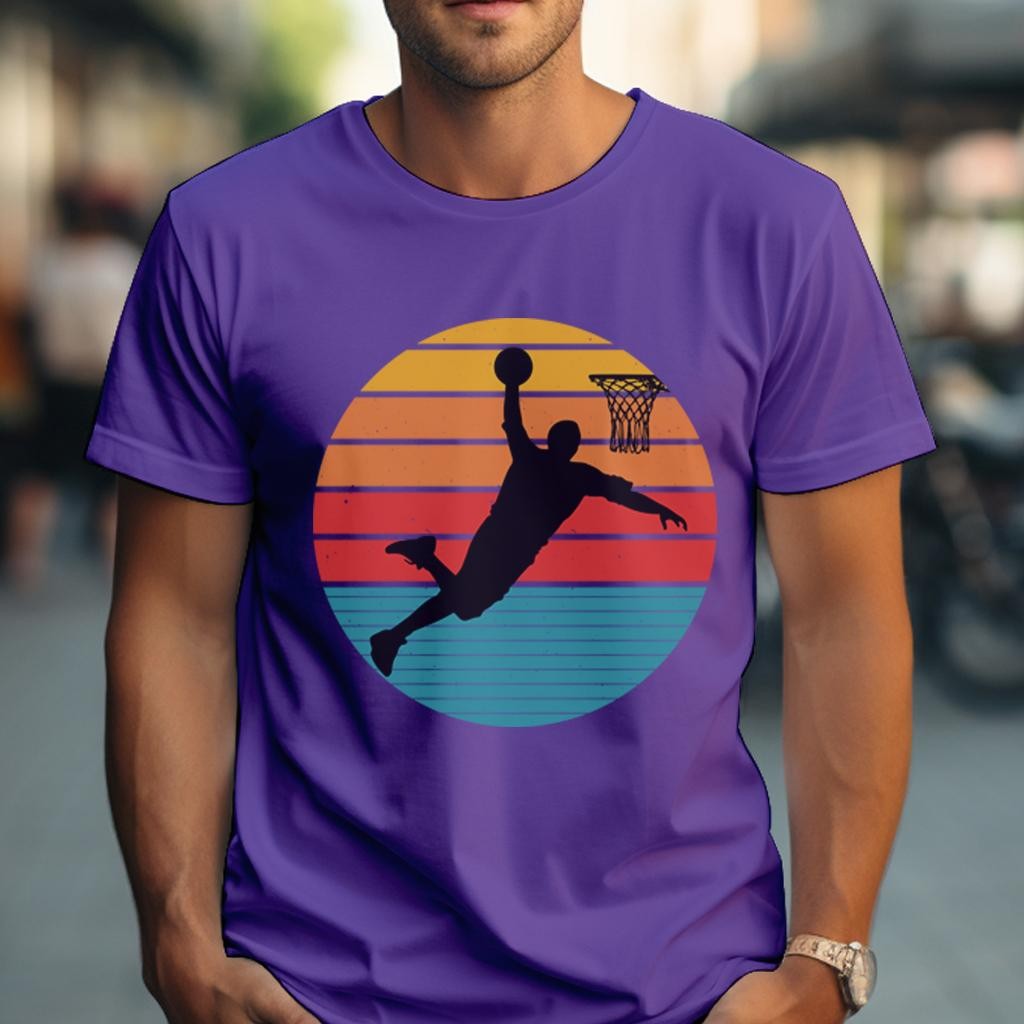 Camiseta Muška majica sa štampanim printom Cam 4007, Lavanda