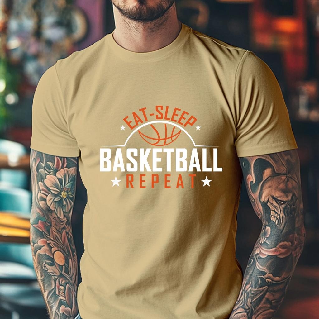 Camiseta Muška majica sa štampanim printom Cam 4009, Pesak