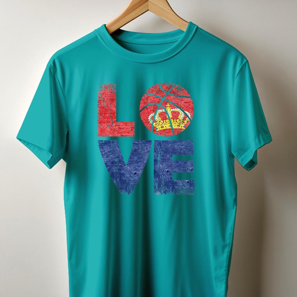 Camiseta Muška majica sa štampanim printom Cam 992, Tirkizna