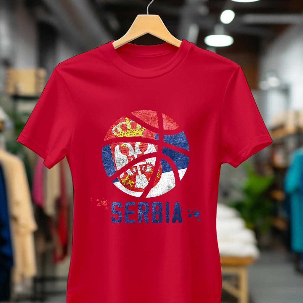 Camiseta Ženska majica sa štampanim printom Cam 993, Crvena