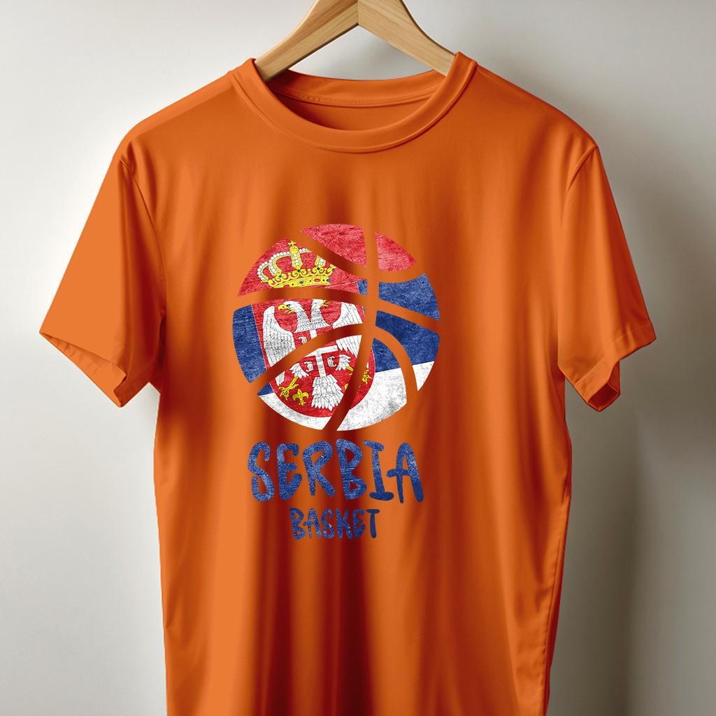 Camiseta Muška majica sa štampanim printom Cam 996, Narandžasta