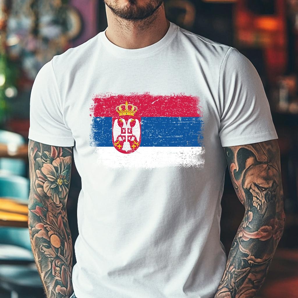Camiseta Muška majica sa štampanim printom Cam 997, Bela